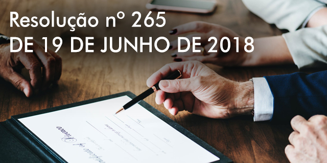 Resolução nº 265, de 19.06.2018